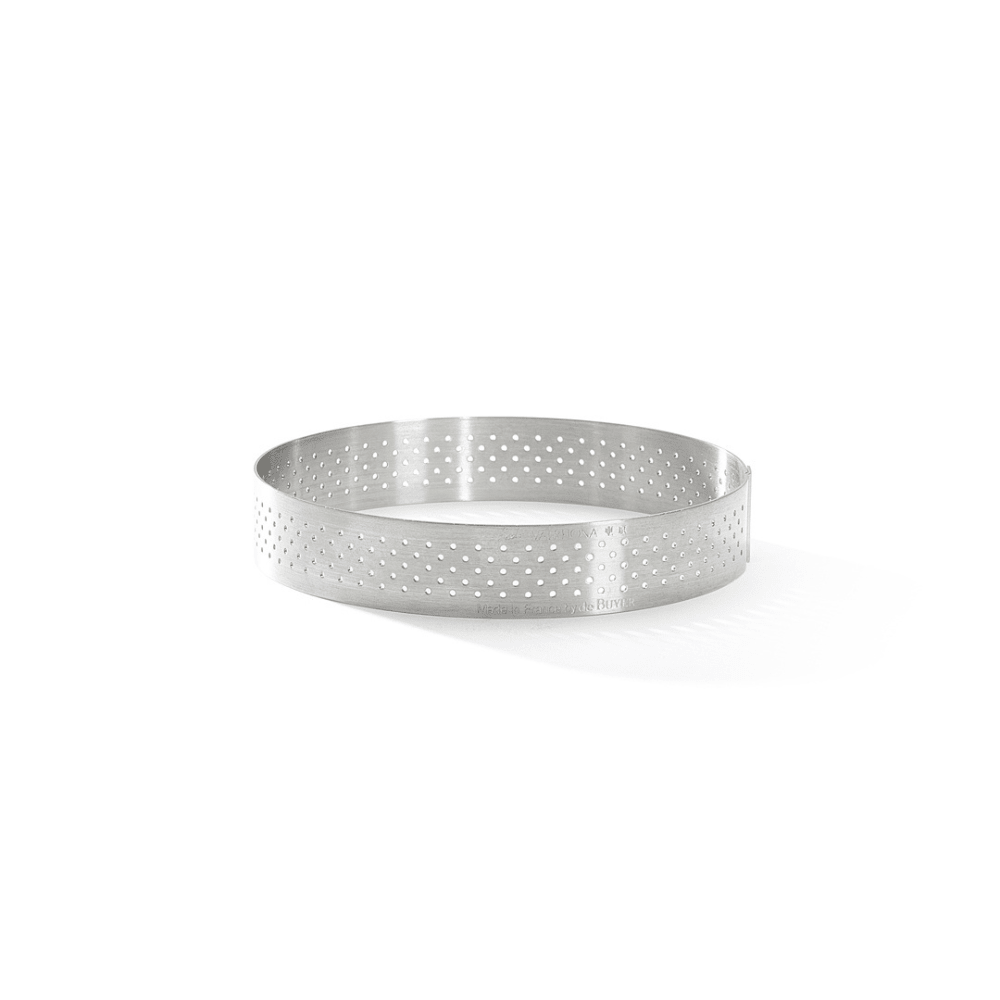 De Buyer Round 10.5cm Perforated Tart Ring - De Buyer UK