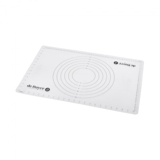 De Buyer Silicone 60cm Tarts Pastry Mat (12 - 32cm Marks) - De Buyer UK