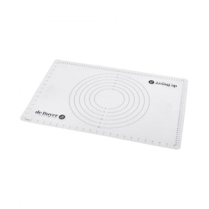 De Buyer Silicone 60cm Tarts Pastry Mat (12 - 32cm Marks) - De Buyer UK