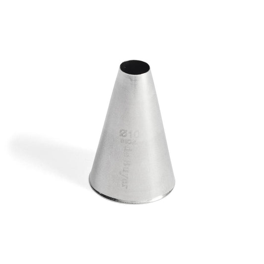 De Buyer Stainless Steel 10mm Plain Nozzle - De Buyer UK