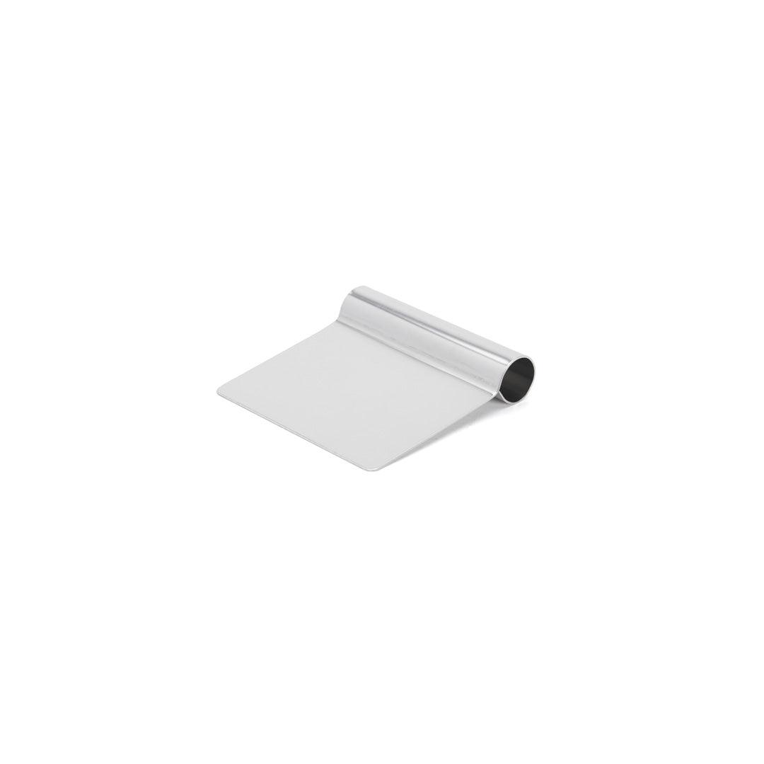 De Buyer Stainless Steel 12cm Straight Dough Scraper - De Buyer UK