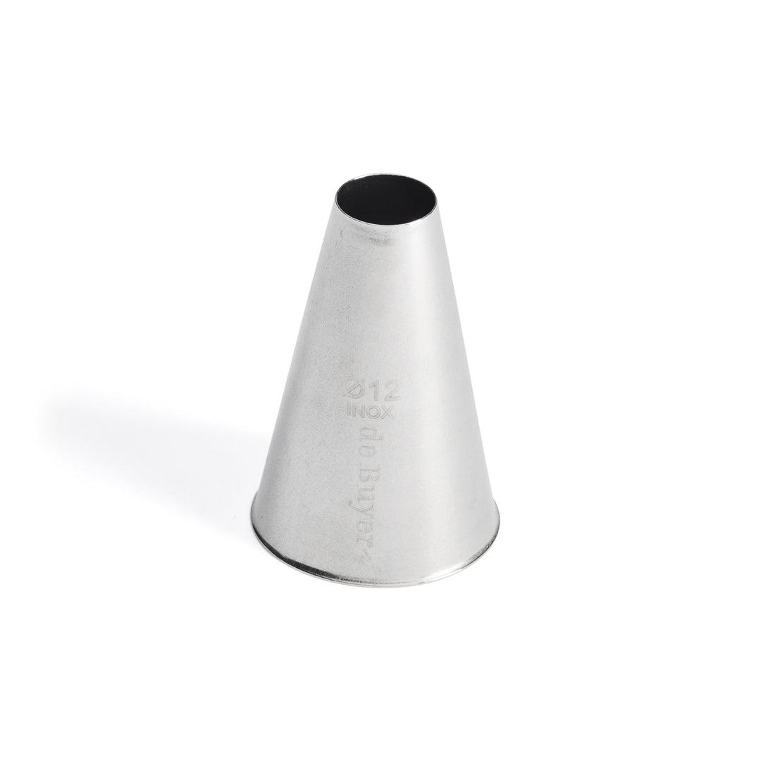 De Buyer Stainless Steel 12mm Plain Nozzle - De Buyer UK