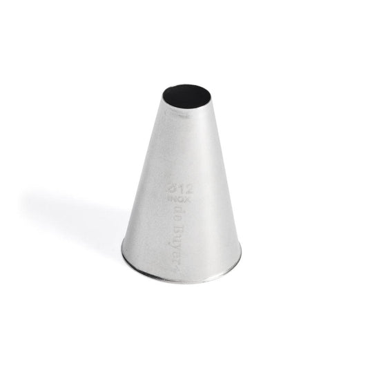 De Buyer Stainless Steel 12mm Plain Nozzle - De Buyer UK