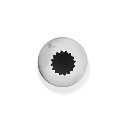 De Buyer Stainless Steel 14mm Petit Four Star Nozzle - 16 Teeth - De Buyer UK