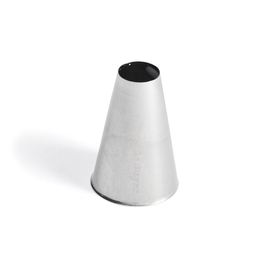 De Buyer Stainless Steel 14mm Plain Nozzle - De Buyer UK