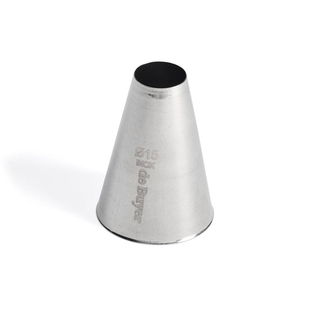 De Buyer Stainless Steel 15mm Plain Nozzle - De Buyer UK