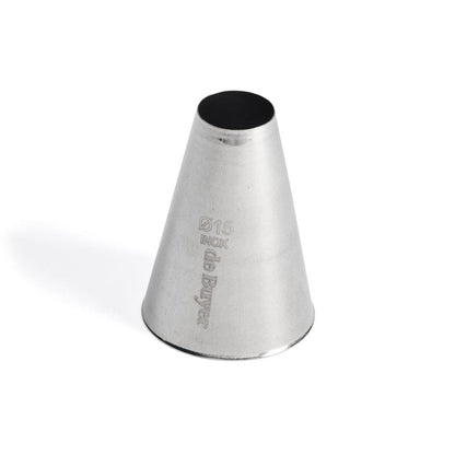 De Buyer Stainless Steel 15mm Plain Nozzle - De Buyer UK