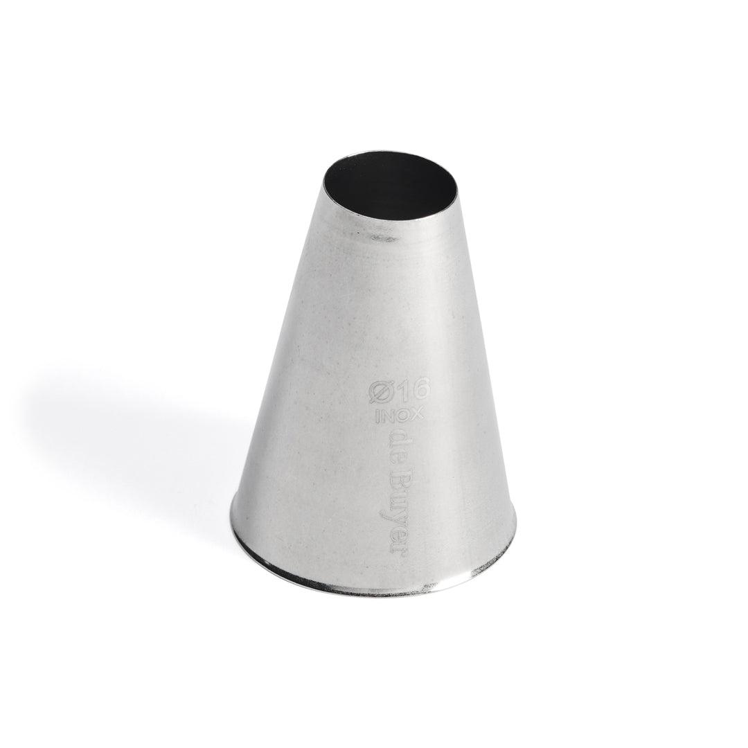 De Buyer Stainless Steel 16mm Plain Nozzle - De Buyer UK