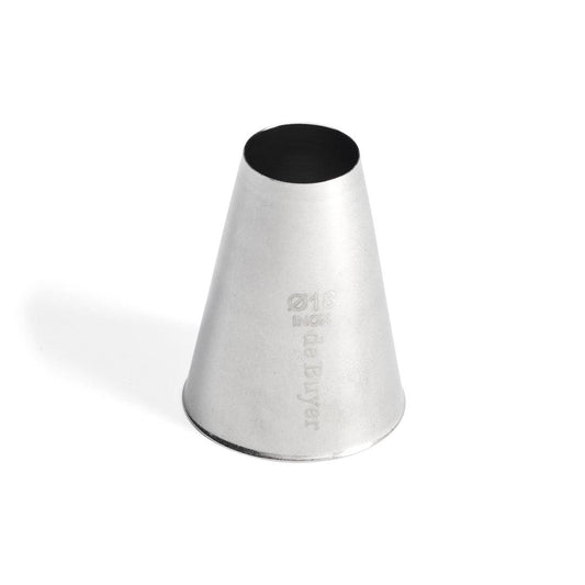 De Buyer Stainless Steel 18mm Plain Nozzle - De Buyer UK