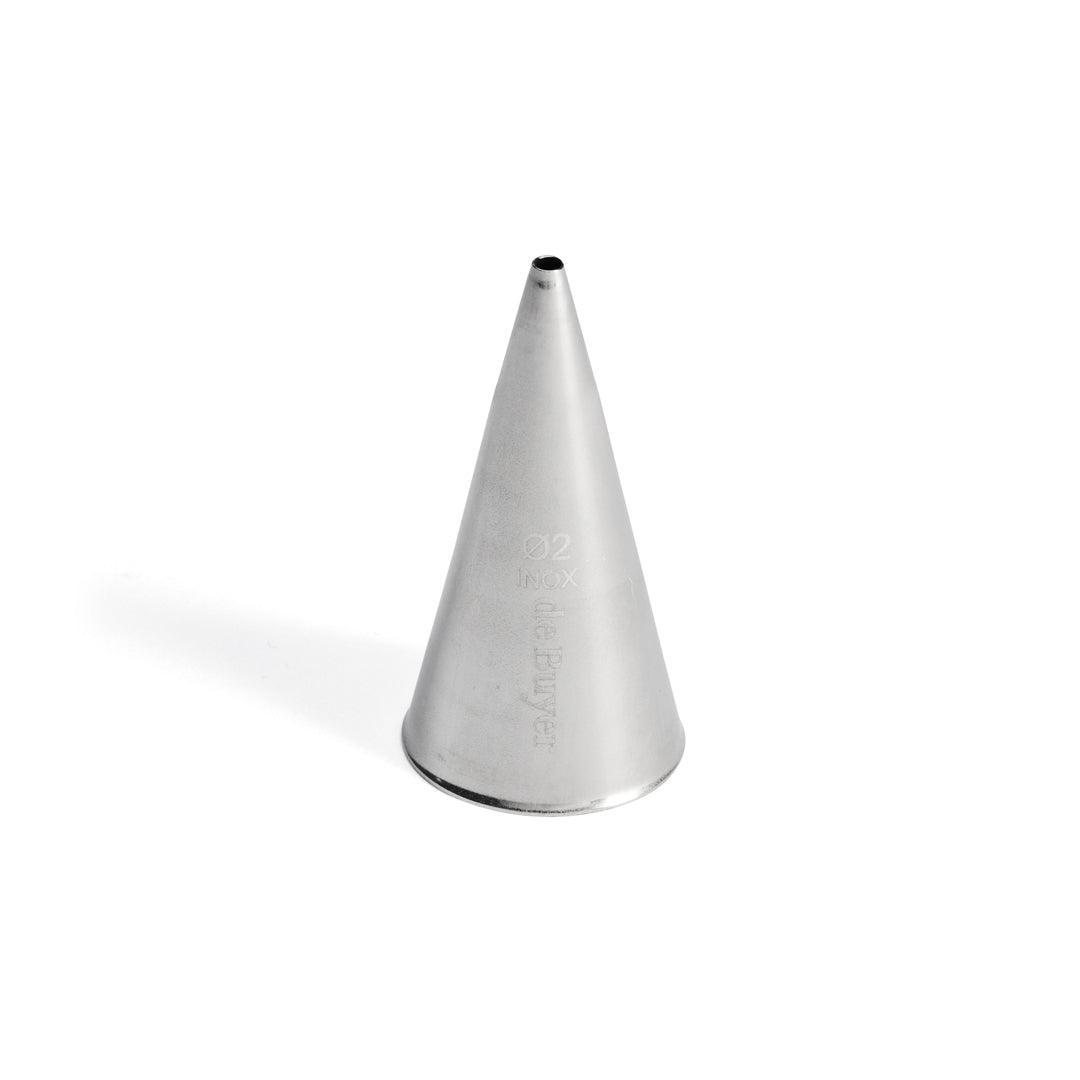 De Buyer Stainless Steel 2mm Plain Nozzle - De Buyer UK