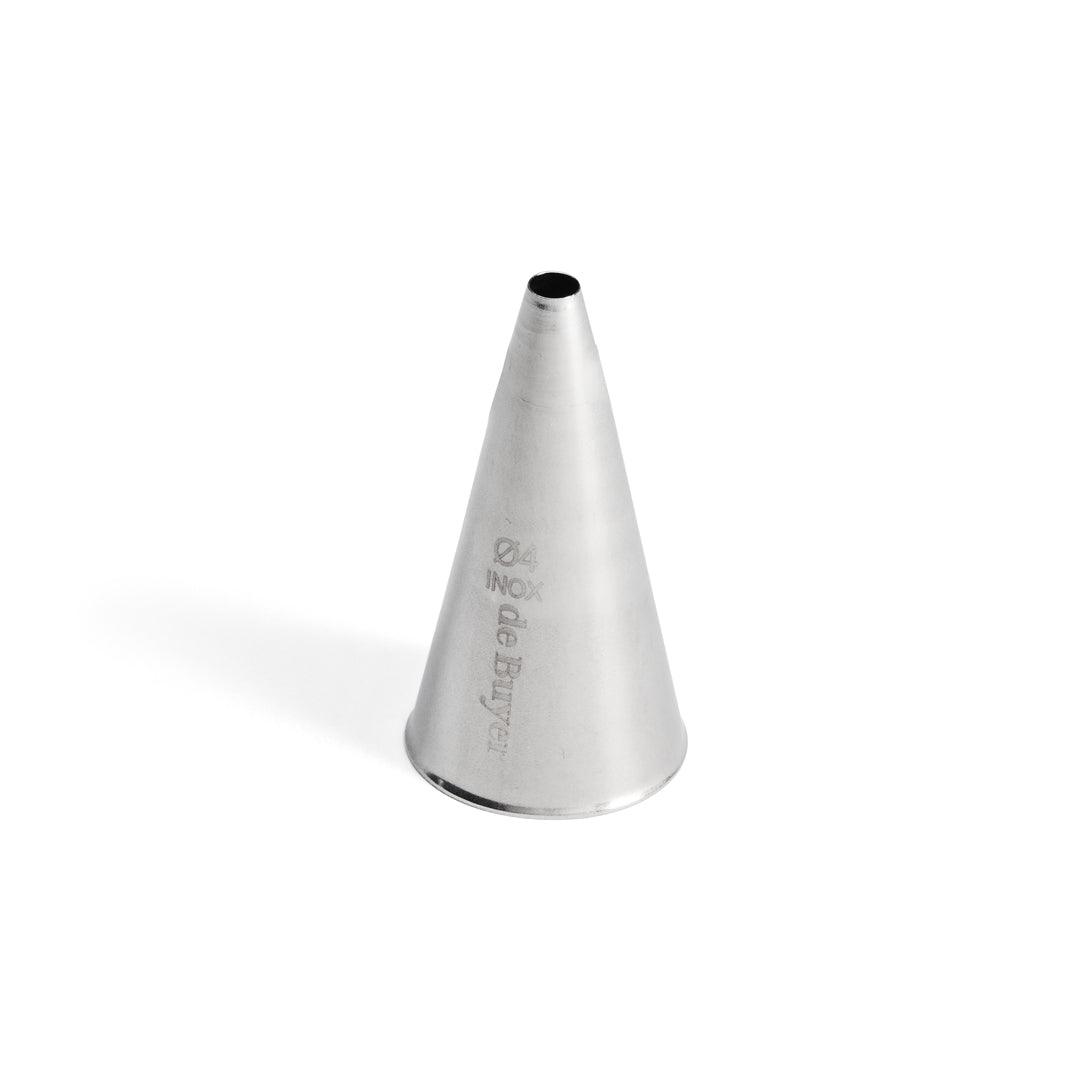 De Buyer Stainless Steel 4mm Plain Nozzle - De Buyer UK