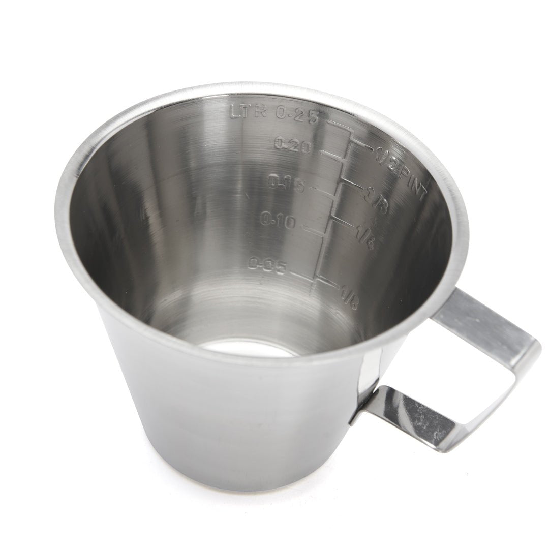 De Buyer Stainless Steel 8.5cm Small Measuring Jug - De Buyer UK
