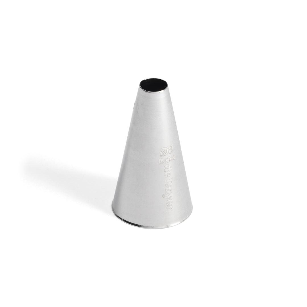 De Buyer Stainless Steel 8mm Plain Nozzle - De Buyer UK