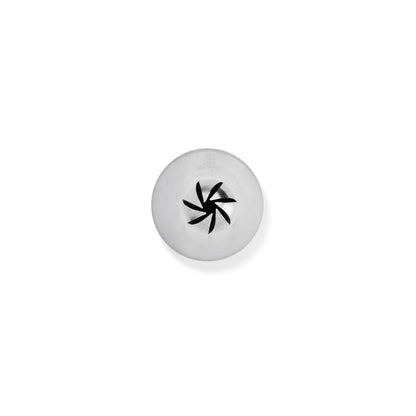 De Buyer Stainless Steel 8mm Rose Nozzle - 8 Points - De Buyer UK