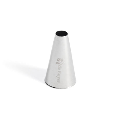 De Buyer Stainless Steel 9mm Plain Nozzle - De Buyer UK
