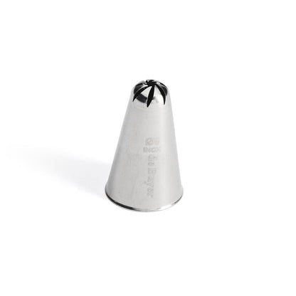 De Buyer Stainless Steel 9mm Rose Nozzle - 8 Points - De Buyer UK