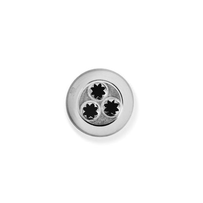 De Buyer Stainless Steel Bird Nest Nozzle - 3 Fluted Holes - De Buyer UK