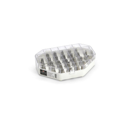 De Buyer Stainless Steel Decor Nozzles - 26 Piece Set - De Buyer UK