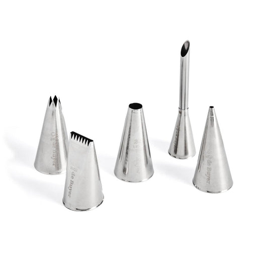 De Buyer Stainless Steel Nozzles - 5 Piece Set - De Buyer UK