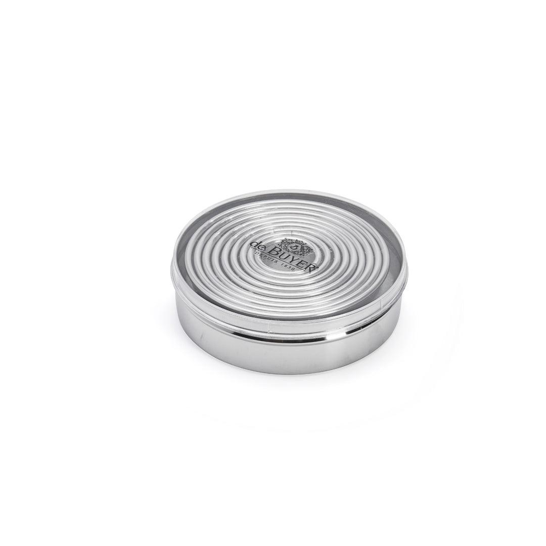 De Buyer Stainless Steel Plain Cutters - Box of 9 (3cm - 11cm) - De Buyer UK