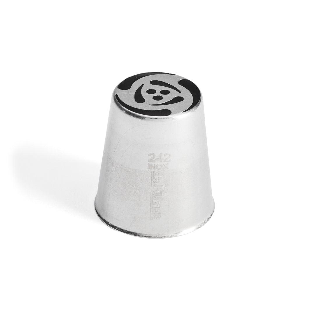 De Buyer Stainless Steel Russian Nozzle - Flower Decor (No242) - De Buyer UK