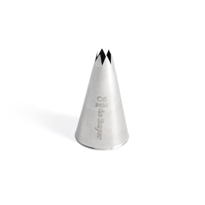 De Buyer Stainless Steel Star Nozzle (C6) - De Buyer UK