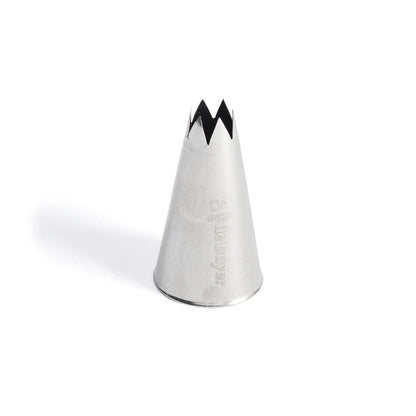 De Buyer Stainless Steel Star Nozzle (D6) - De Buyer UK