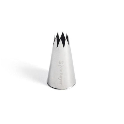 De Buyer Stainless Steel Star Nozzle (E8) - De Buyer UK