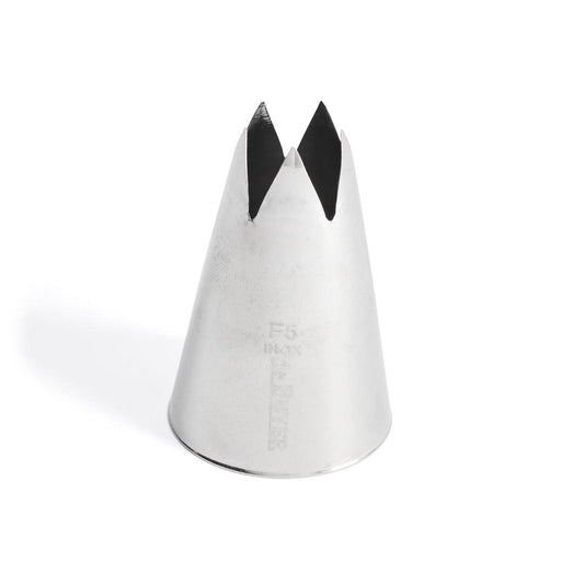 De Buyer Stainless Steel Star Nozzle (F5) - De Buyer UK