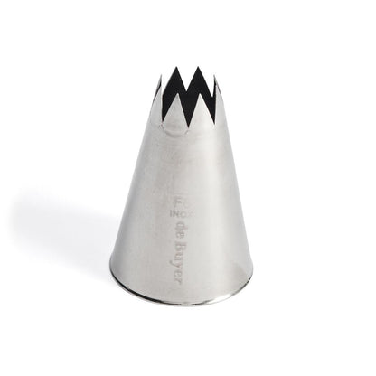 De Buyer Stainless Steel Star Nozzle (F8) - De Buyer UK