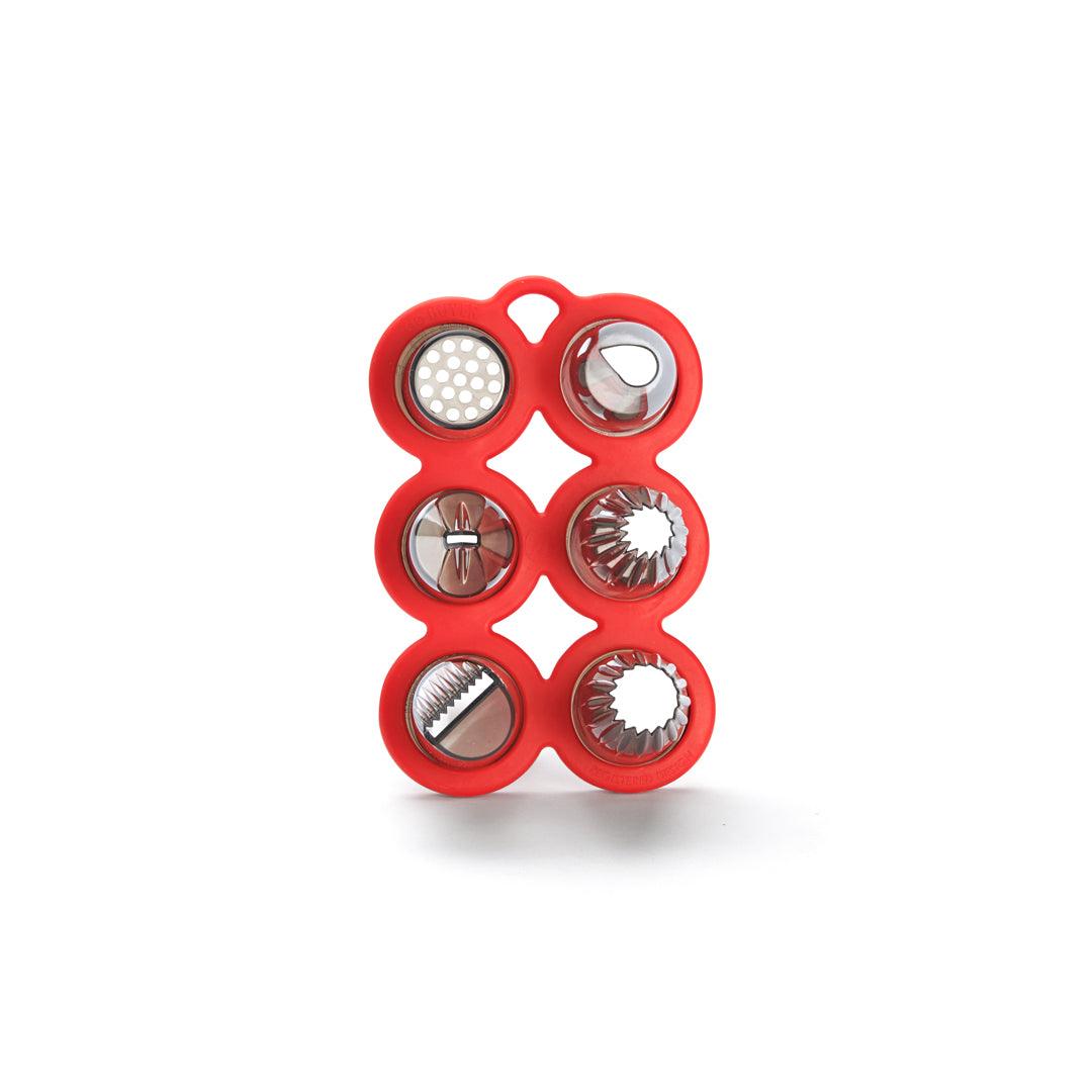 De Buyer Tritan Creative Nozzle Set With Holder - 6 Piece Set - De Buyer UK