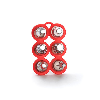 De Buyer Tritan Filling Nozzle Set With Holder - 6 Piece Set - De Buyer UK