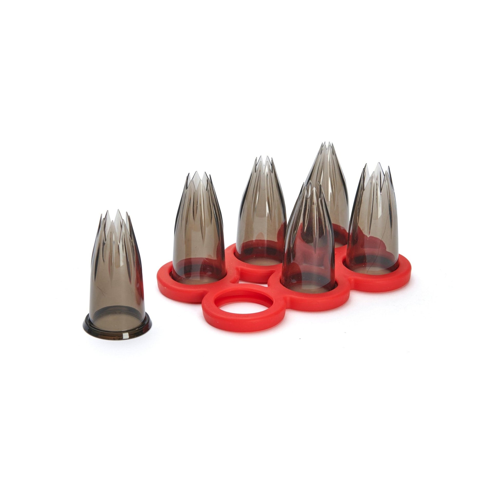 De Buyer Tritan Star Nozzle Set With Holder - 6 Piece Set - De Buyer UK