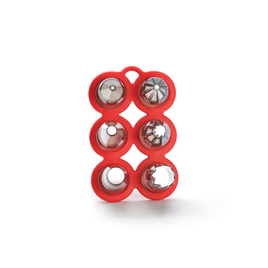 De Buyer Tritan Starter Nozzle Set With Holder - 6 Piece Set - De Buyer UK
