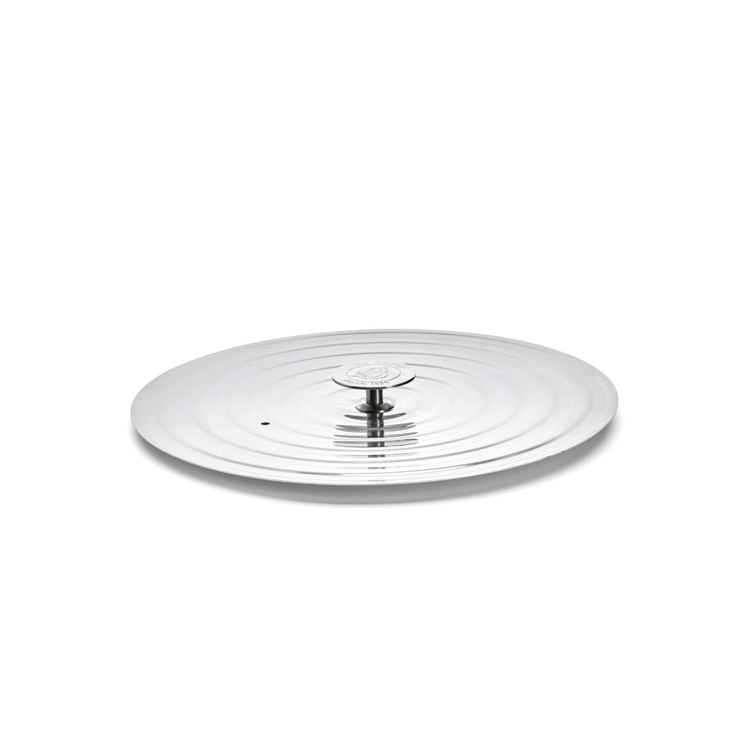 De Buyer Universal 26 - 28cm Stainless Steel Frying Pan Lid - De Buyer UK