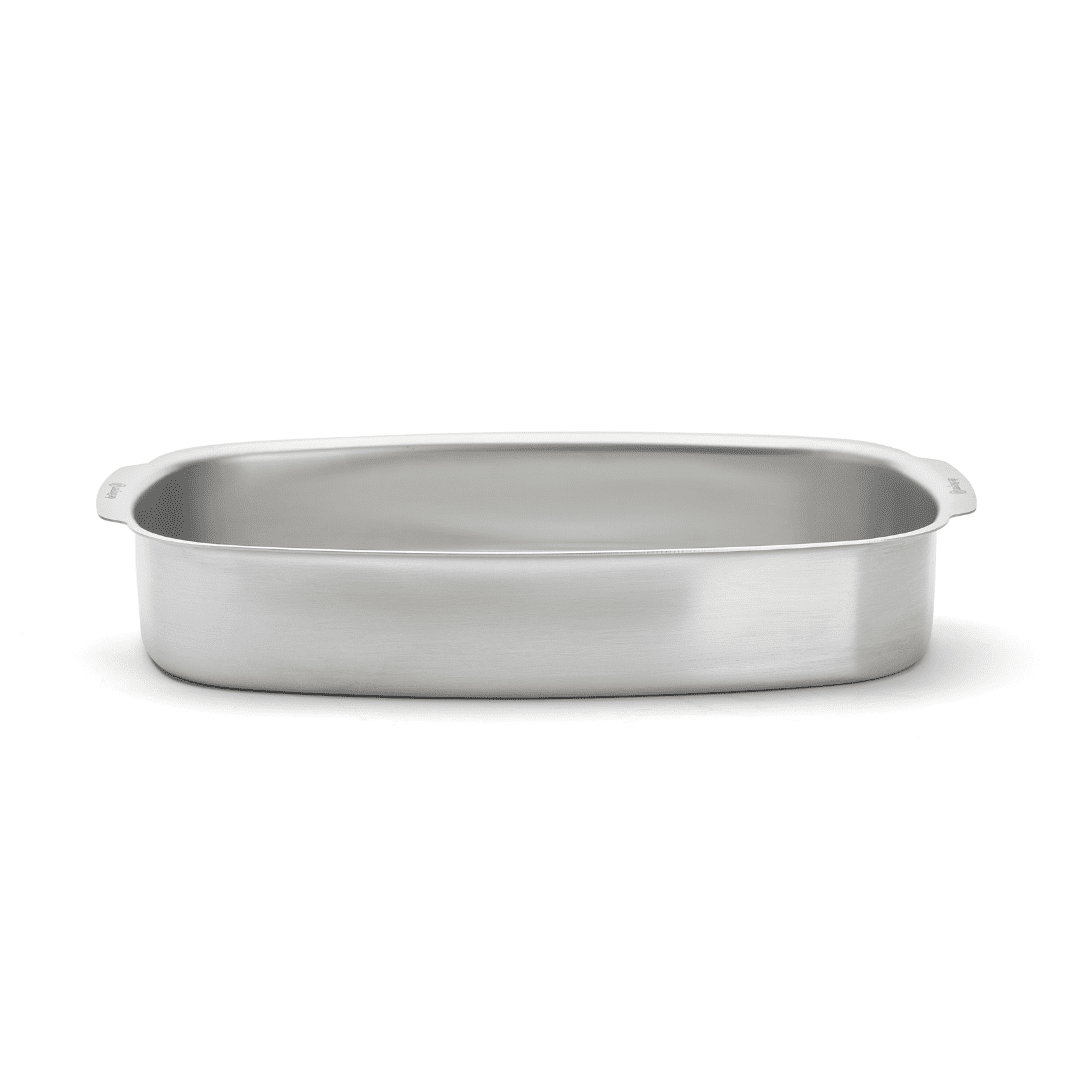 Oven Dish 38 x 26cm Stainless Steel - De Buyer UK