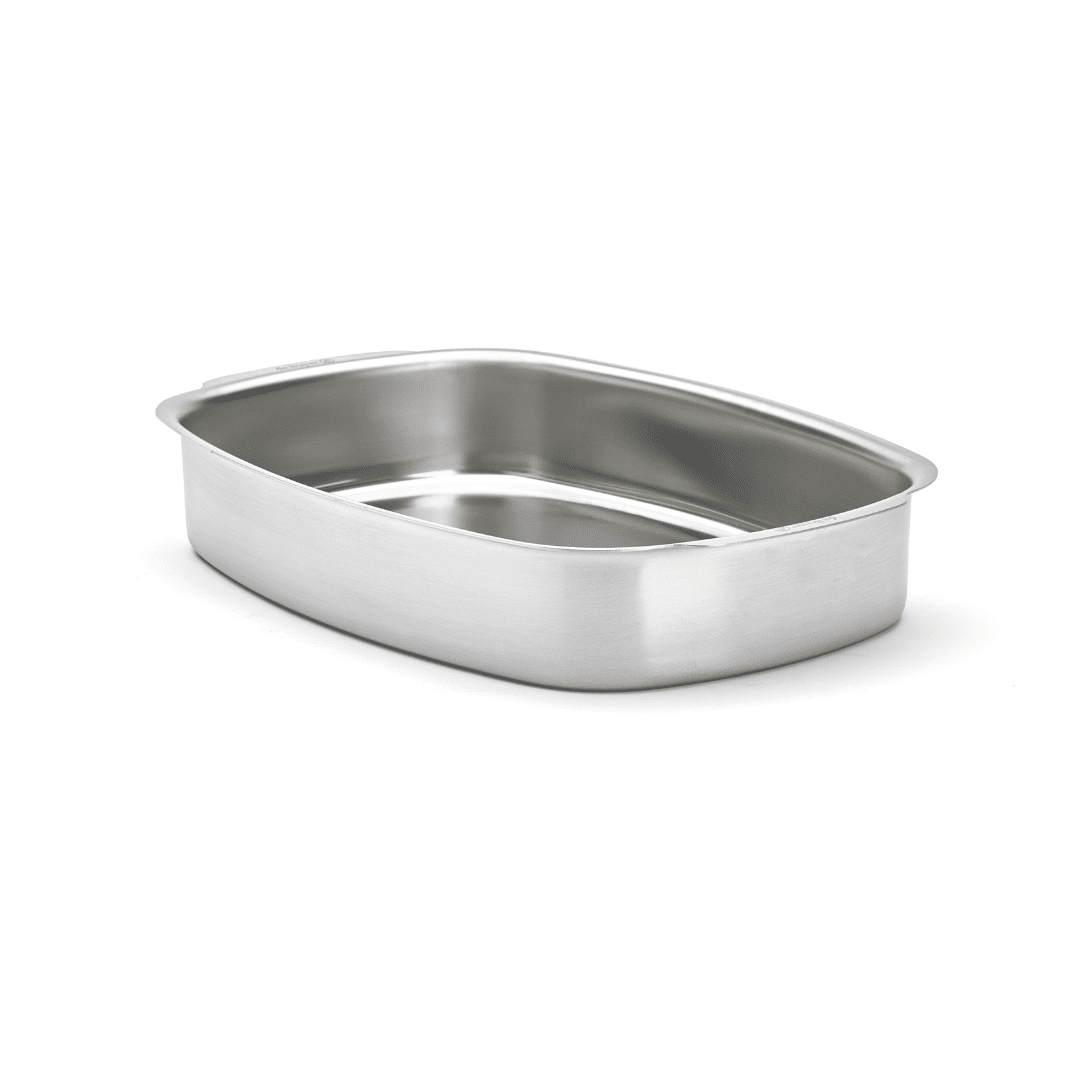 Oven Dish 38 x 26cm Stainless Steel - De Buyer UK