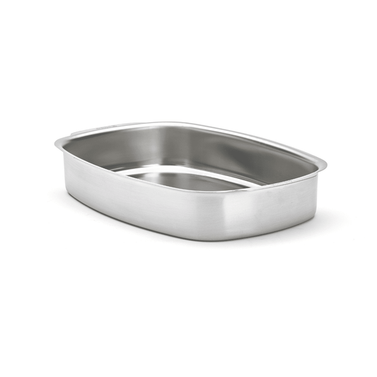 Oven Dish 38 x 26cm Stainless Steel - De Buyer UK