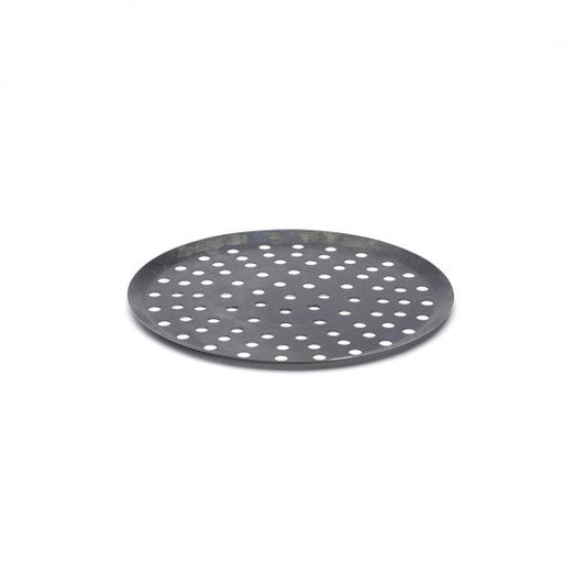 De Buyer Blue Steel 24cm Perforated Pizza Tray