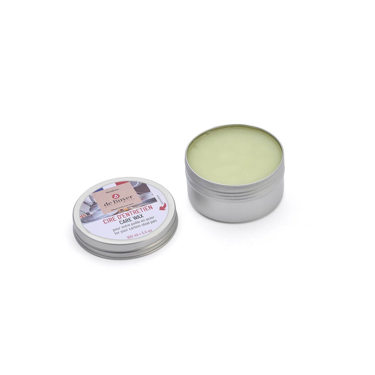 Seasoning Wax For Raw Steel Cookware 100ml - De Buyer UK
